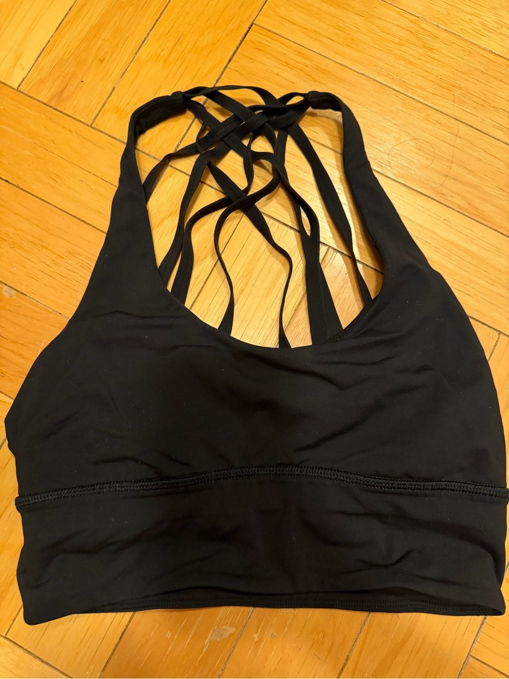 lululemon black bra size 4